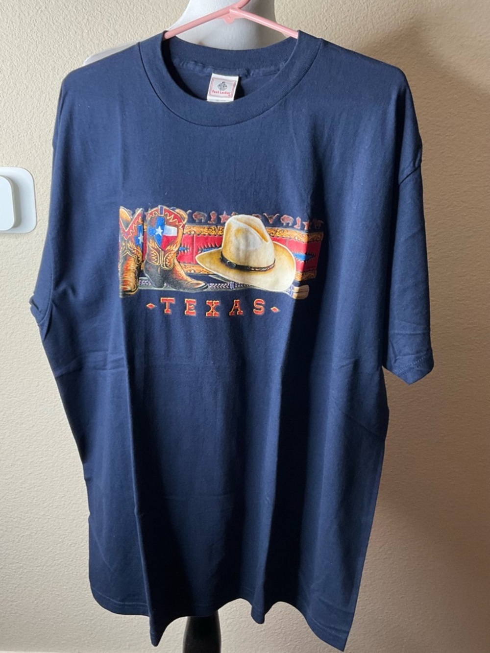 Texas Western Graphic Tee - Navy Blue